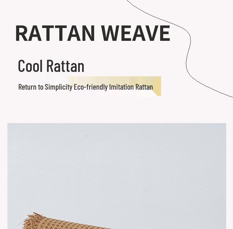 PE Rattan Weaving Material: Hexagonal Natural-Look Ceiling Veneer for Furniture, Door Frames, Screens, and Decorative Mats