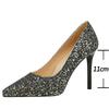 Shoes 11 cm Platform Pumps Women Shoes Sequin High Heels Stiletto pWomen Heels Fashion wedding shoes Plus Size 42 4343