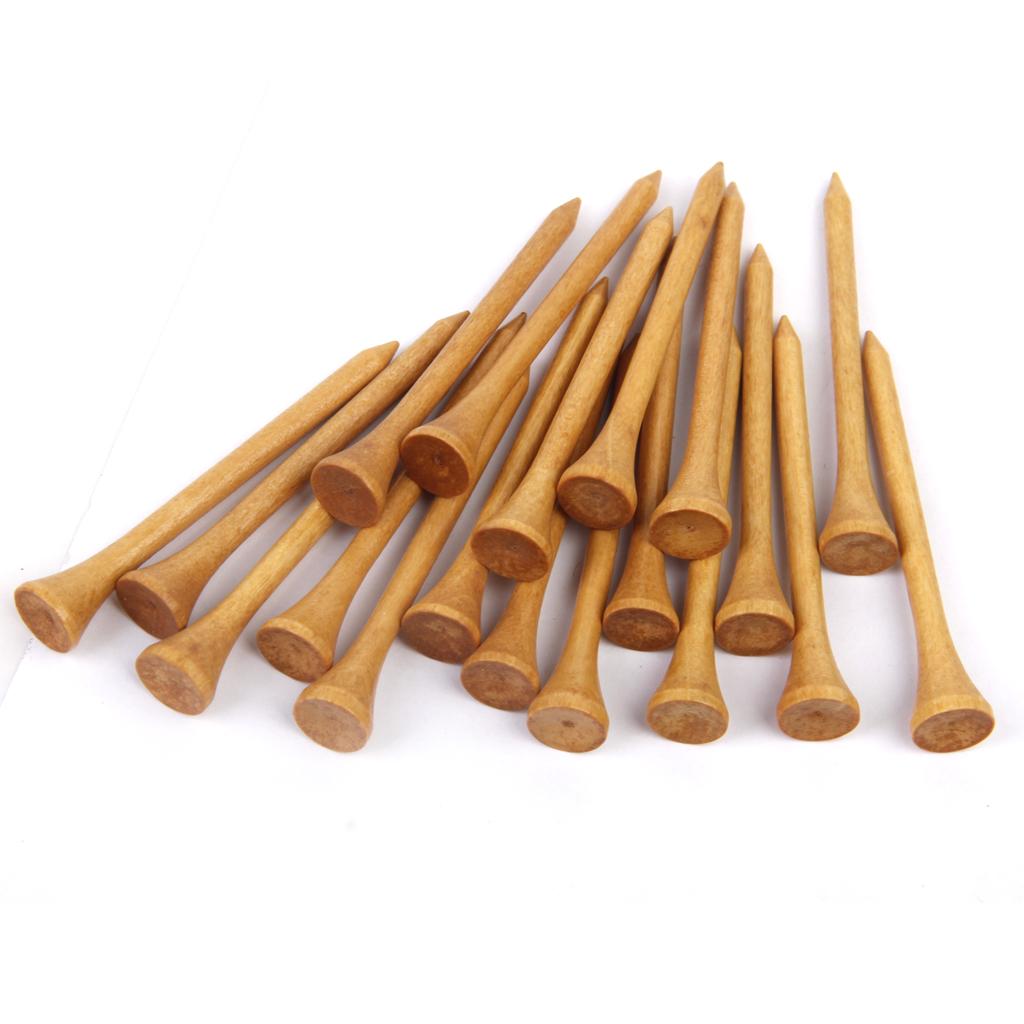 Professional Wooden Golf Tees 69 MM Long 100Pcs