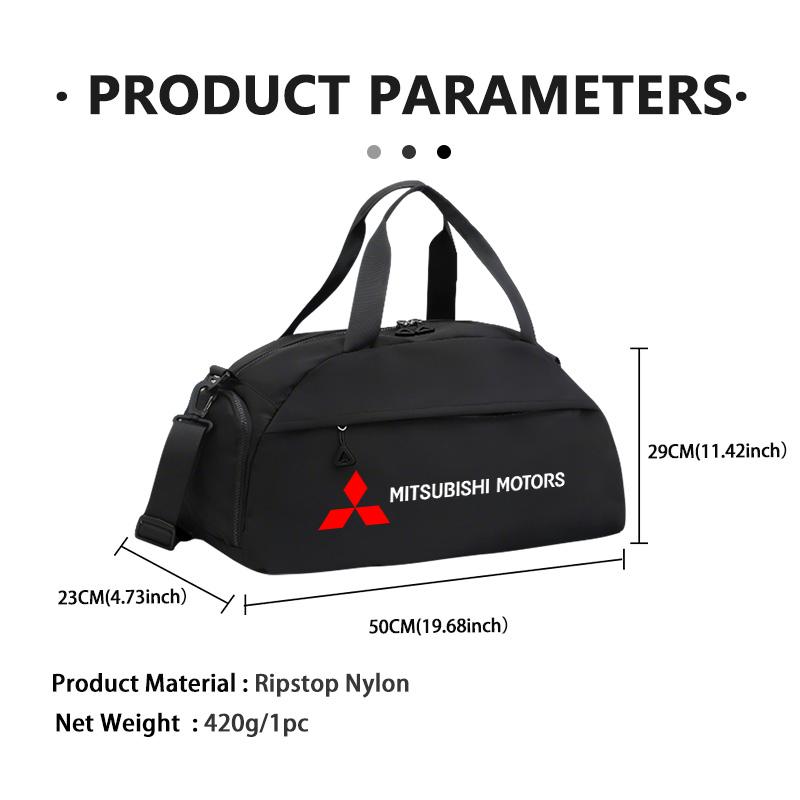 Sdbf9 For Mitsubishi Car Logo Large Capacity Organiser Nylon Travel Storage Bag Decorative Accessories Outlander Lancer L200 ASX