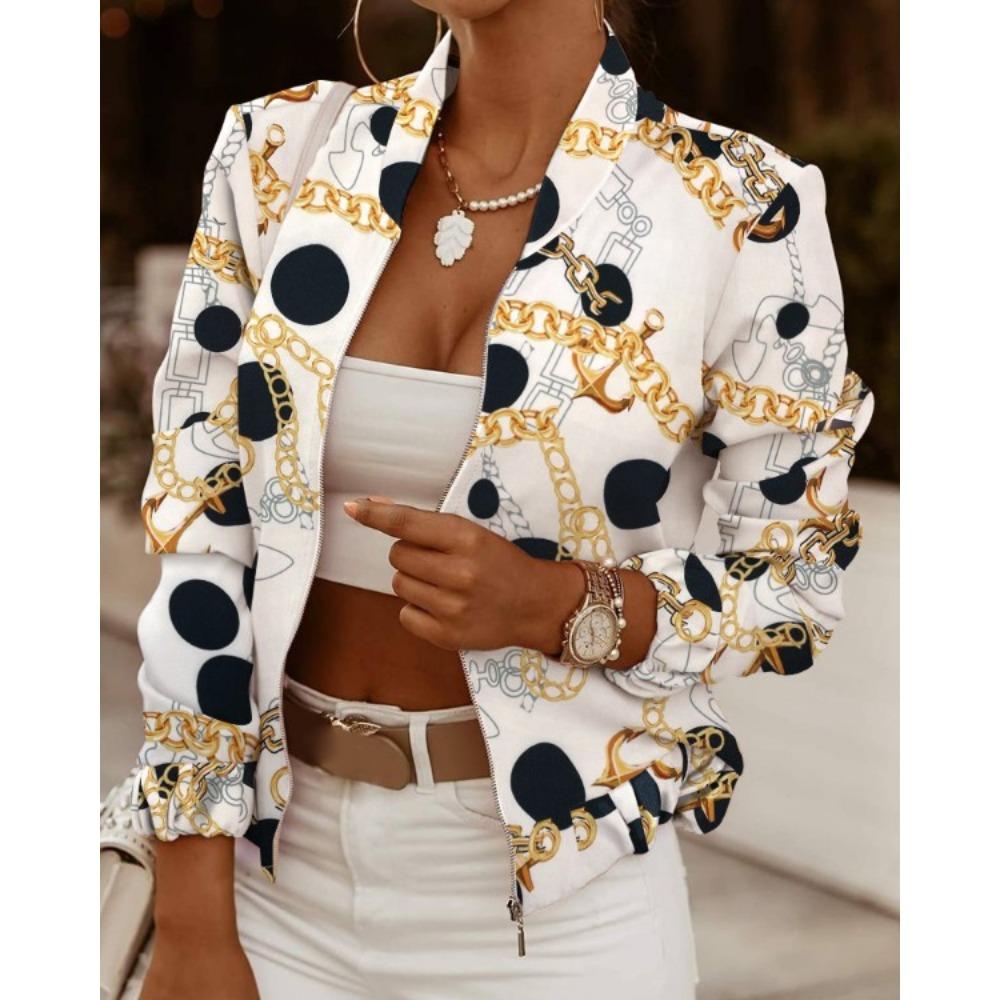 HNXC Women's Fashion Casual Summer Solid Color Print Long Sleeve Blouses & Shirts
