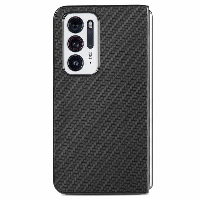 

Зручний чохол з вуглецевого волокна для Oppo Find N Non-Slip Slim Matte Feeling Folding Cover Cases Fundas for OPPO Find N чорний