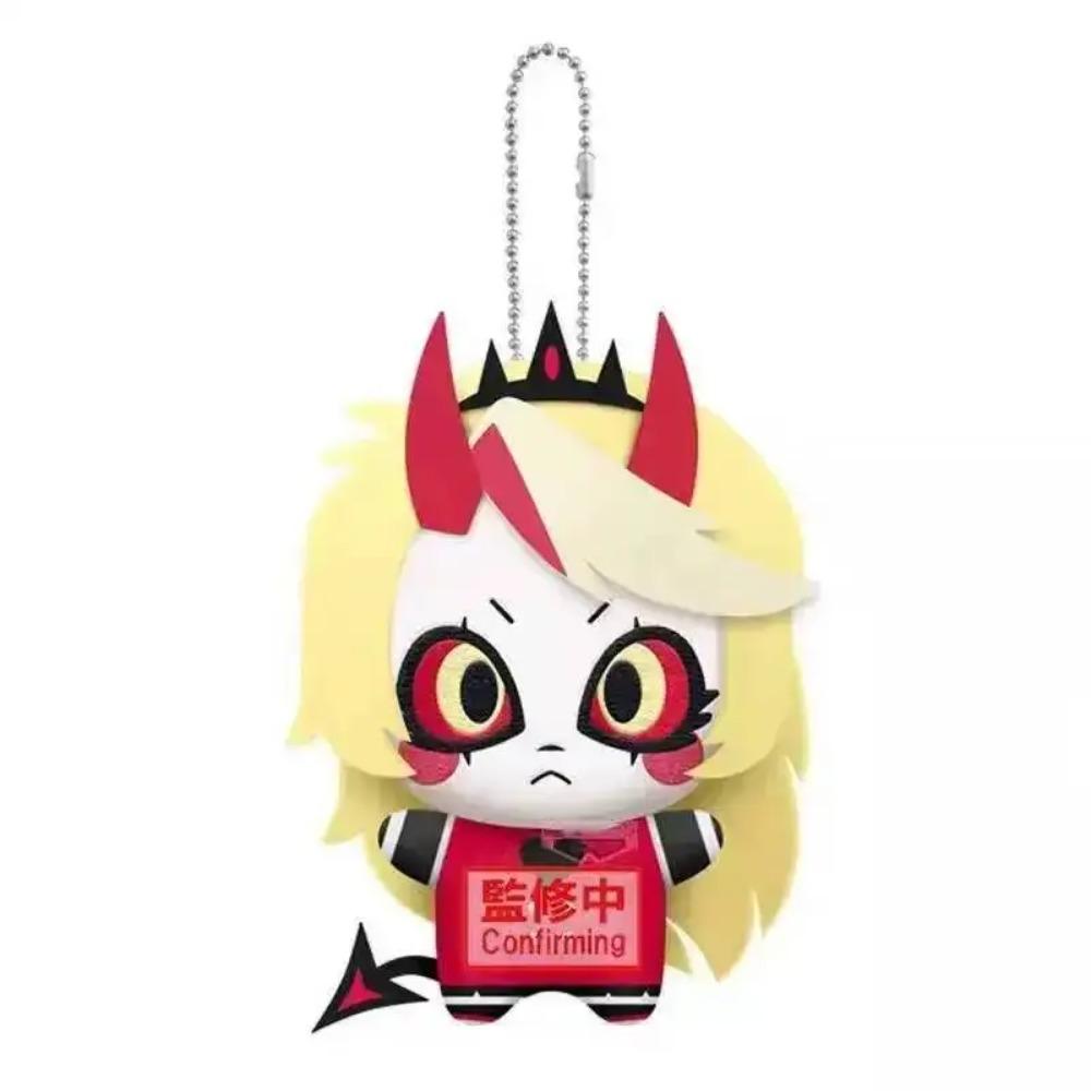 10cm Anime Hell Inn Cotton Doll Hazbin Hotel Lucifer Peripherals Toy Hot Movie Cute Imitation Plush Doll Pendant Gift For Fans