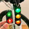 1/2Pcs Simulation Electronic Traffic Light Keychain Pendant Mini Pedestrian Light LED Light-emitting Toy Kids Cognitive Toy Gift