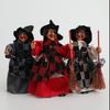 Halloweenská panenka koště čarodějnice obrázek čarodějnice kreativní halloweenská dekorace hororový obrázek čarodějnice dekorace halloweenská čarodějnice