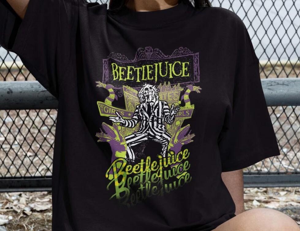 Beetlejuice Shirt Retro Beetlejuice T-Shirt Beetlejuice Horror Unisex T-Shirt L