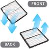 Cabin Air Filter Retrofit Kit Fits For Chevy Silverado Suburban Tahoe Avalanche/GMC Sierra Yukon/Cadillac Escalade Replaces 259-200, 22759203,