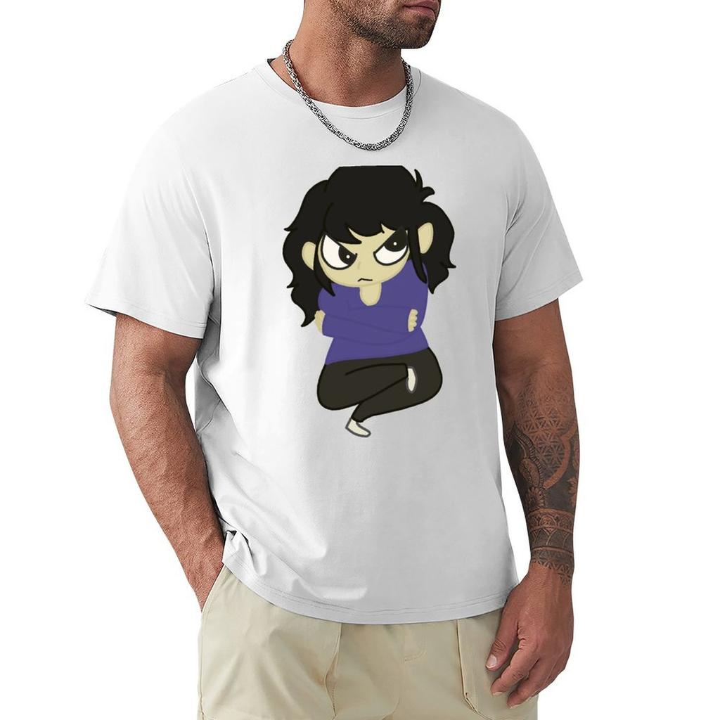 Grumpy Cute Chibi Girl TShirt shirts graphic tees oversized graphic tee plus size clothes funny t shirts men