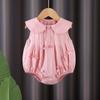 Cute Shorts Climb Bow Baby Romper Casual Outfit Infant Romper Bow Baby Jumpsuit Cotton 0-18 Month Bow Baby Bodysuit Infant Wear