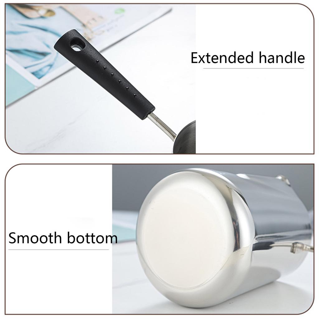 Milk Frothing Pitchers Coffee Steaming Pitchers Stainless Steel Material Jugs for Espresso Cappuccino and Frothing Milk