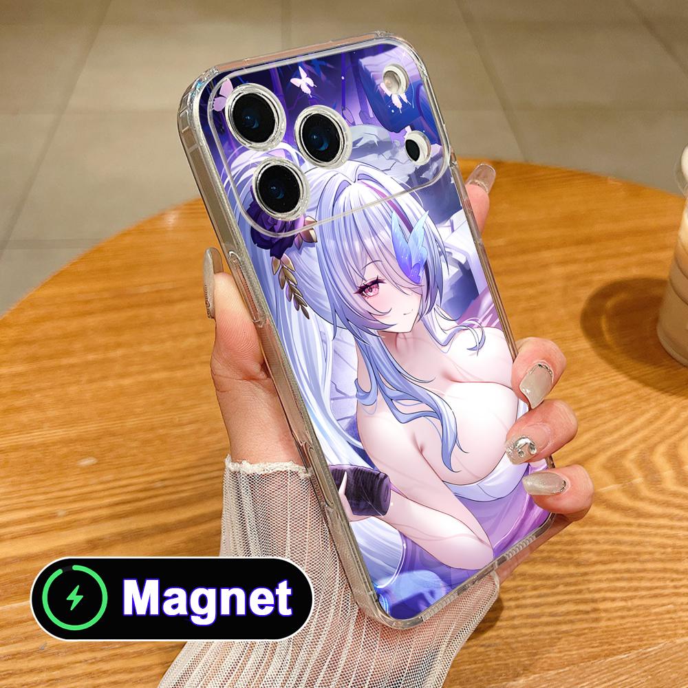 

Azur Lane Unzen Clear TPU Magsafe Mobile Phone Case for iPhone 17 16 15 14 13 12 11 Air Pro Max Plus Mini Colorful Cover iPhone17