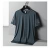 Men's Ice Silk Short-sleeved T-shirt Summer Quick-drying Clothes Men's Shirt Summer Sports Plus Size T-shirt Men