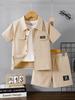 Completo a Quadri per Ragazzo con Camicia e Pantaloncini - Moda Estiva Casual