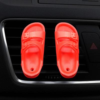 1 Pair Car Air Vent Perfume Clips Shoe Shape Universal Simple Installation Auto Fragrance Diffuser Aromatherapy Clip Interior Decoration