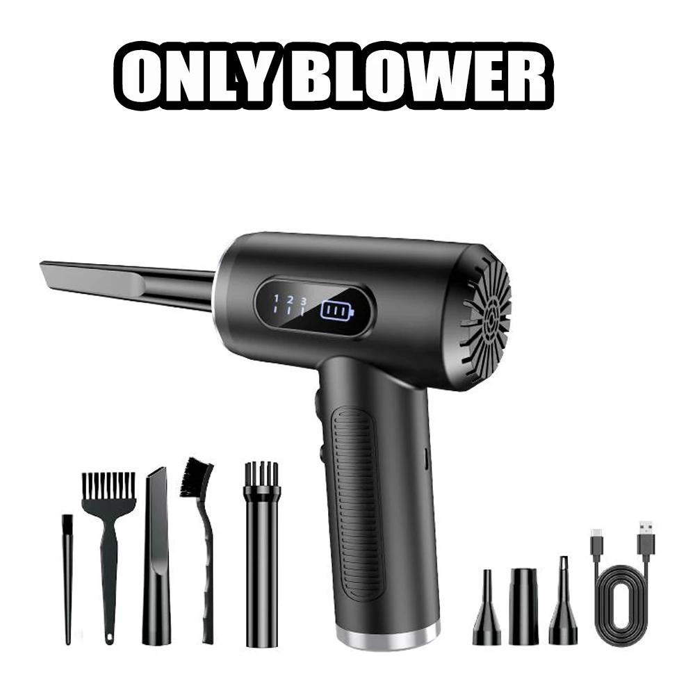 

50000RPM Car Vacuum Cleaner Handheld Powerful Pump Mini Cordless Cleaner Super Strong Robot Wireless Vacuum Cleaner And Blower