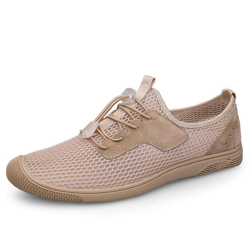 

Хит продаж Летние дышащие сетчатые уличные походные туфли Износостойкая подошва Мужская спортивная обувь Мужские высококачественные оксфорды 45 хаки