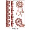 Beauty Sticker Vermilion Lace Tattoo Sticker Waterproof Tattoo Sticker