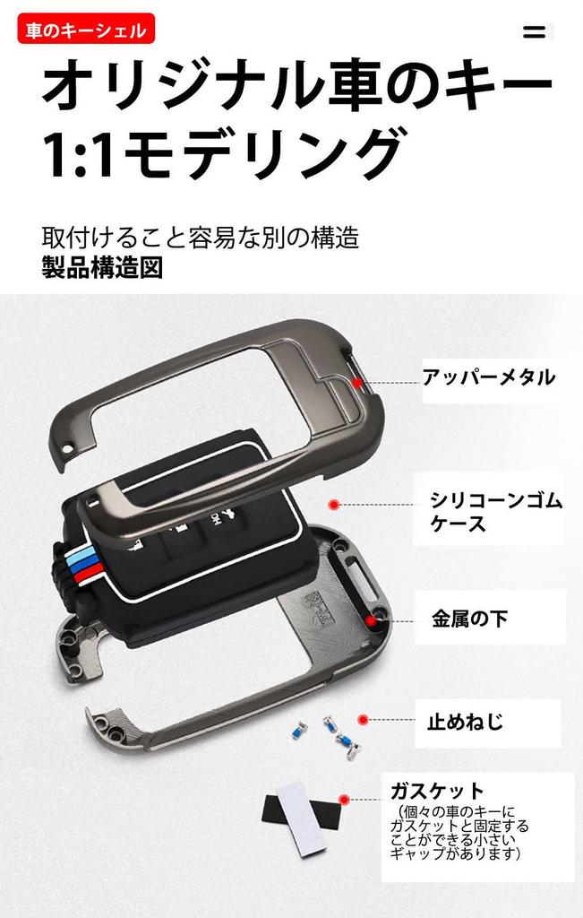 3 Button Key Case Key Cover Key Holder Zinc Alloy Silicone for Toyota Prius Late Prius Alpha Key Cover Noah 80 Series Sienta 170 Series Alphard