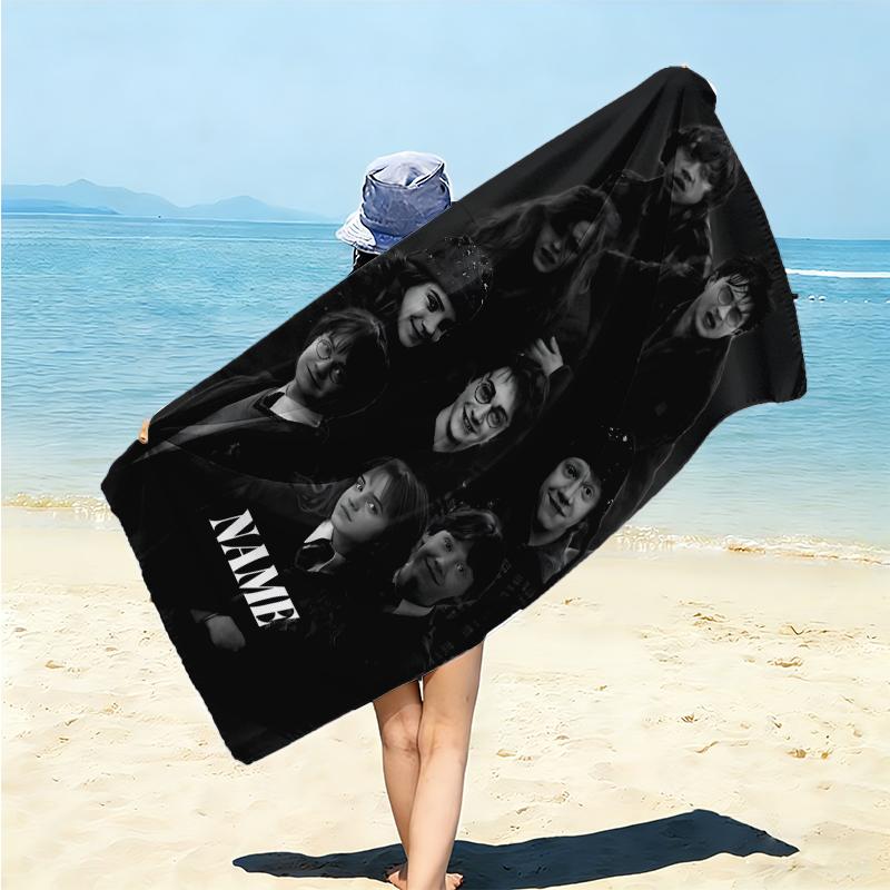 Personalized "Dark Magic Elixir" Beach Towel Microfiber Beach Towel Thin Absorbent for Beach Swimming Yoga Bath Sports. 0910379