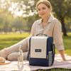 New Double Pull Insulation Bag Large Capacity Lunch Bag Ice Bag With Shoulder Strap Large Opening Easy Carry Food Container