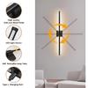 Battery Operated Wall Sconce with Remote, 3000K-6000K Dimmable Sconces Battery Operated 360° Rotatable, Wireless Wall Lights for Living Room,