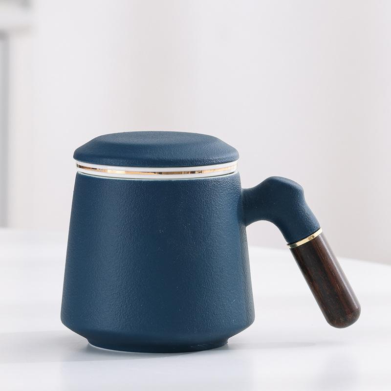 Office Tea Cup Tea Cup Ceramic Cup With Lid Filter Personal Cup Office Cup Engraving