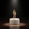 Miniature Female Figurine Realistic 1/64 Scale Figure Painted for Collectors,