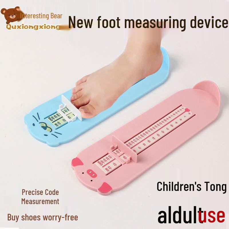 Baby and Toddler Foot Length Measuring Ruler – Universal Children's Shoe Measuring Tool for Home Use