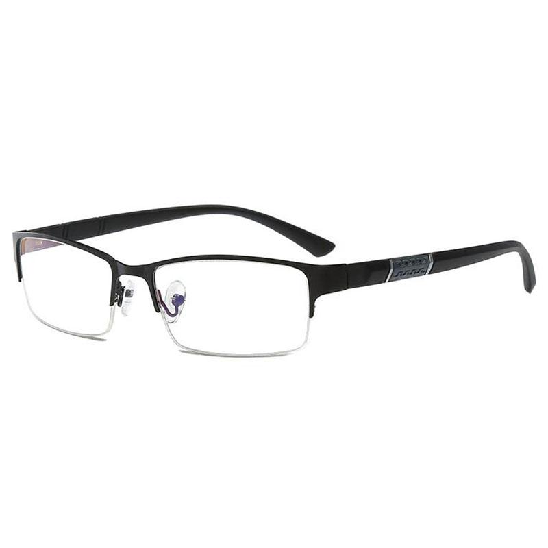 Reading Eyeglasses Half Metal Frame Nearsighted Glasses Unisex Myopia 0 -0.5 -1 -1.5 -2 -2.5 -3 -4 -5 -6 Number Degrees Glasses
