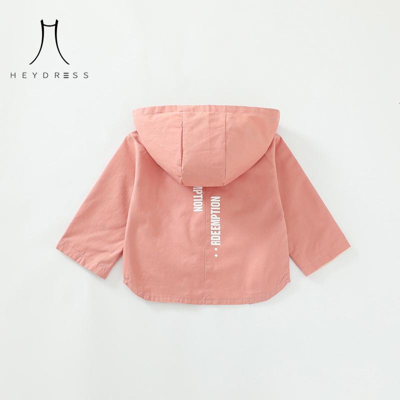 Spring Autumn Boys Girls Outdoor Windbreaker Dot Print Double-sided Jacket Fashion Casual Jacket