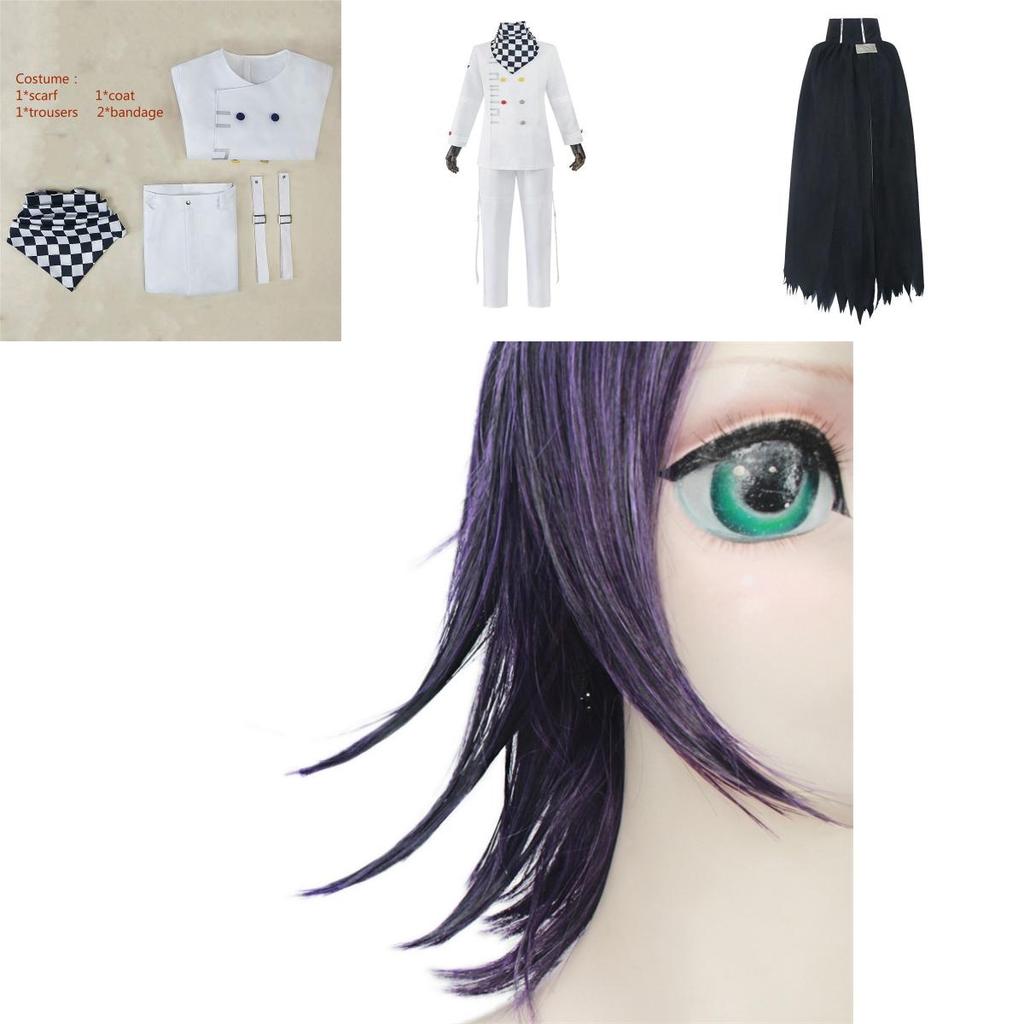 Authentic Danganronpa V3 Ouma Kokichi Cosplay Costume Full School Uniform Set