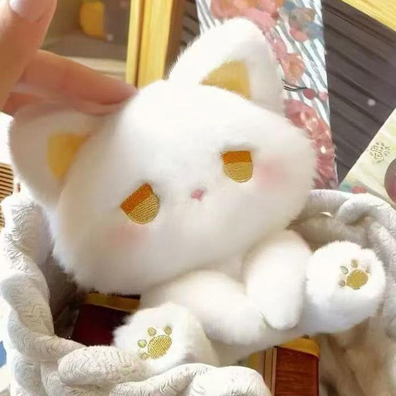 1PCS Birthday Christmas Gift Soft Animal Plush Doll 15cm Cute Emo Bear Toy Dumb Plush Toy Cat Doll Cloth Doll Toys For Kids Gift