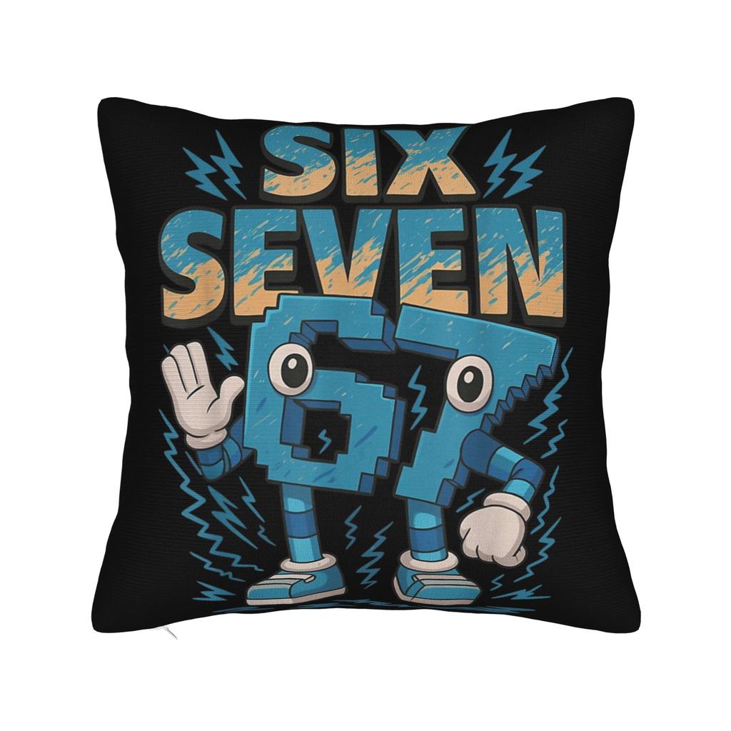 Italian Brainrot Characters Funny Meme Popular Pillowcase Printed Cushion Cover Decorations  Pillow Case Cover Sofa