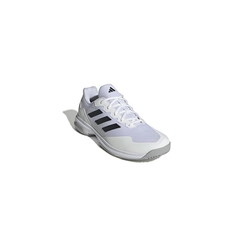 Adidas Tennis Shoes Game Court 2 OC Unisex Adult LKS39 Footwear White/Core Black/Grey Two (JQ5010) 27.5 Cm