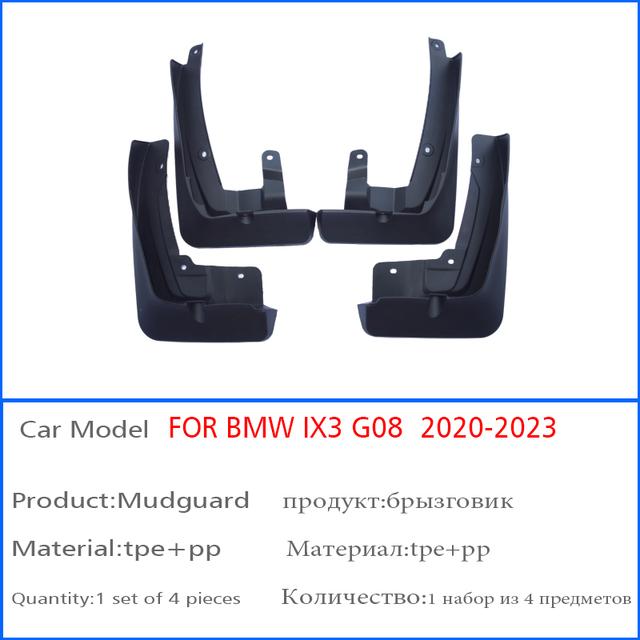 FOR BMW IX3 G08    Mudguards Fender Mudflaps Guard Splash Mud Flap Car Accessories Auto Styline Front Rear Mudguard
