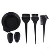 Salon Hair Dye Tint Mixing Bowl Comb Brush Set - Black