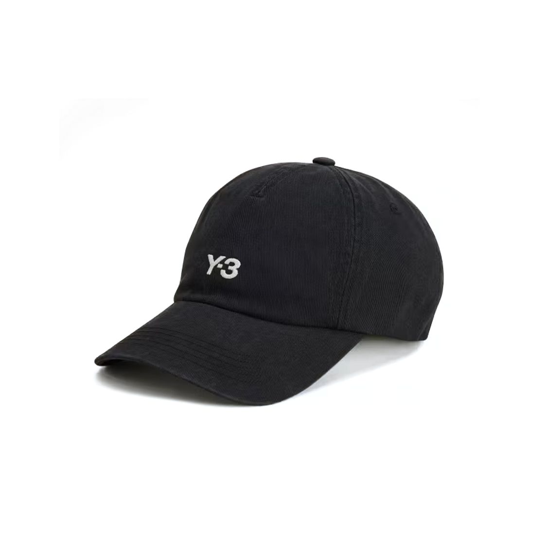 

Y-3 Хлопковая бейсболка с логотипом, шляпы унисекс, черная IN2391