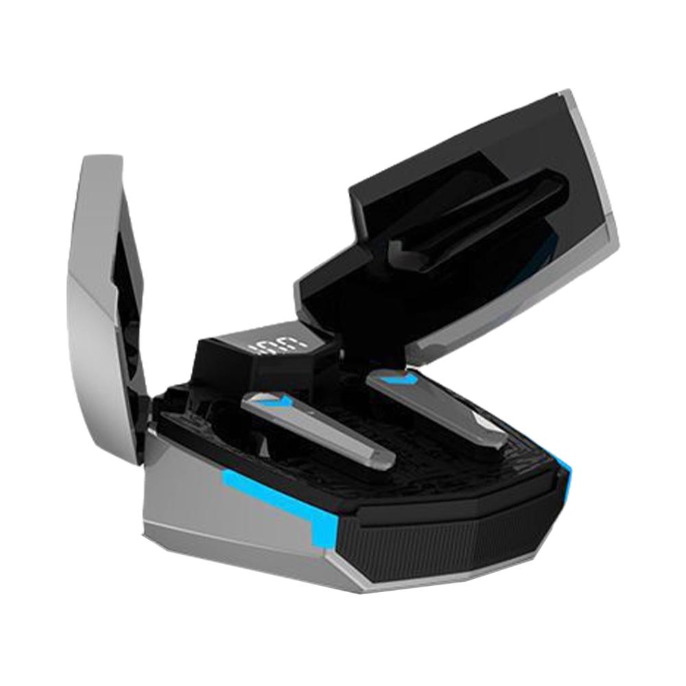 

Super Car Design Bluetooth Wireless Earphones LED Digital Display Waterproof Sport Earbuds Noise Cancelling Gaming Headset сірий колір