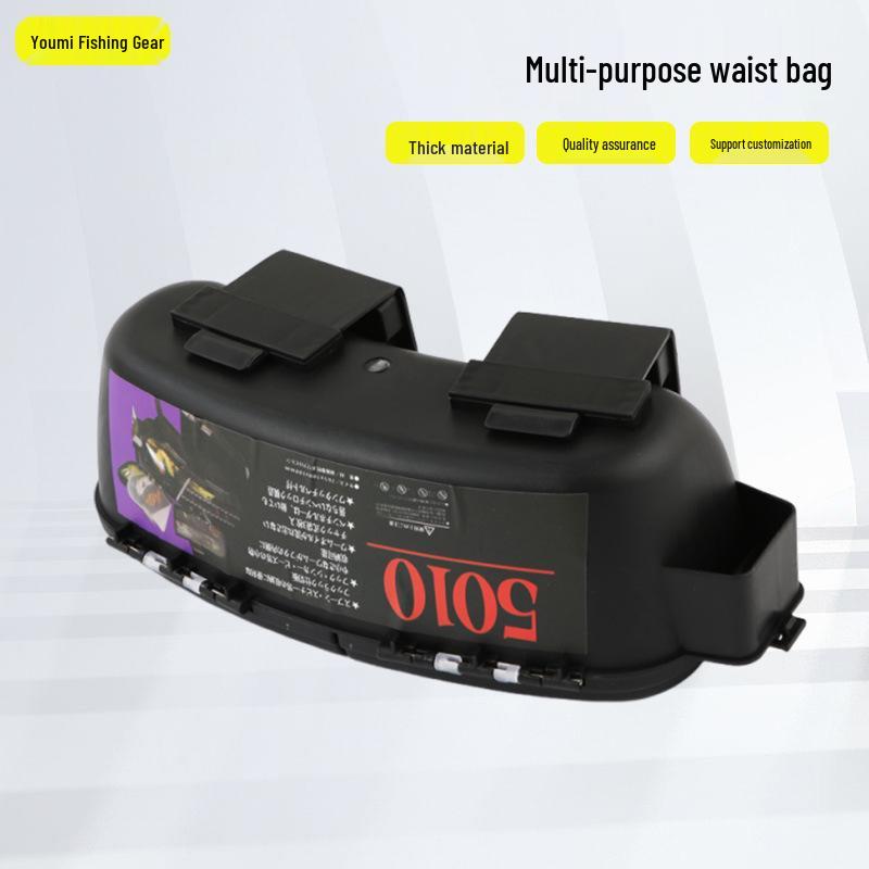 Portable Multi-Purpose Fishing Waist Box for Live Bait and Lures - Earthworm & Red Worm Storage