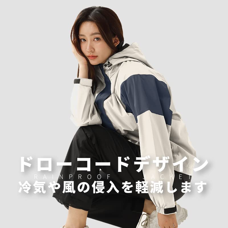 Rainwear Set and and Windproof Golf Easy to Move Mountain and Perfect for Rainy Season Women's (Top Bottoms) Water-Repellent, Breathable,