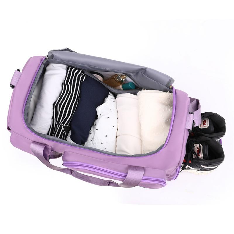Large-capacity Gym Bag, Travel Bag for Short Trips, with Separate Shoe Compartment, Dry and Wet Separation, Yoga Training Bag, Maternity Bag