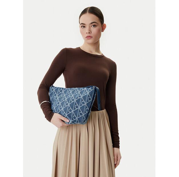 Сумка Calvin Klein Emblem Aop Denim Bucket One Size