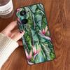 Retro Banana Leaf Plant For Realme 15 14 11 12 13 Pro Plus C35 C71 C75 C65 C55 C63 C61 C53 C51 C67 GT6 GT7 Pro Case