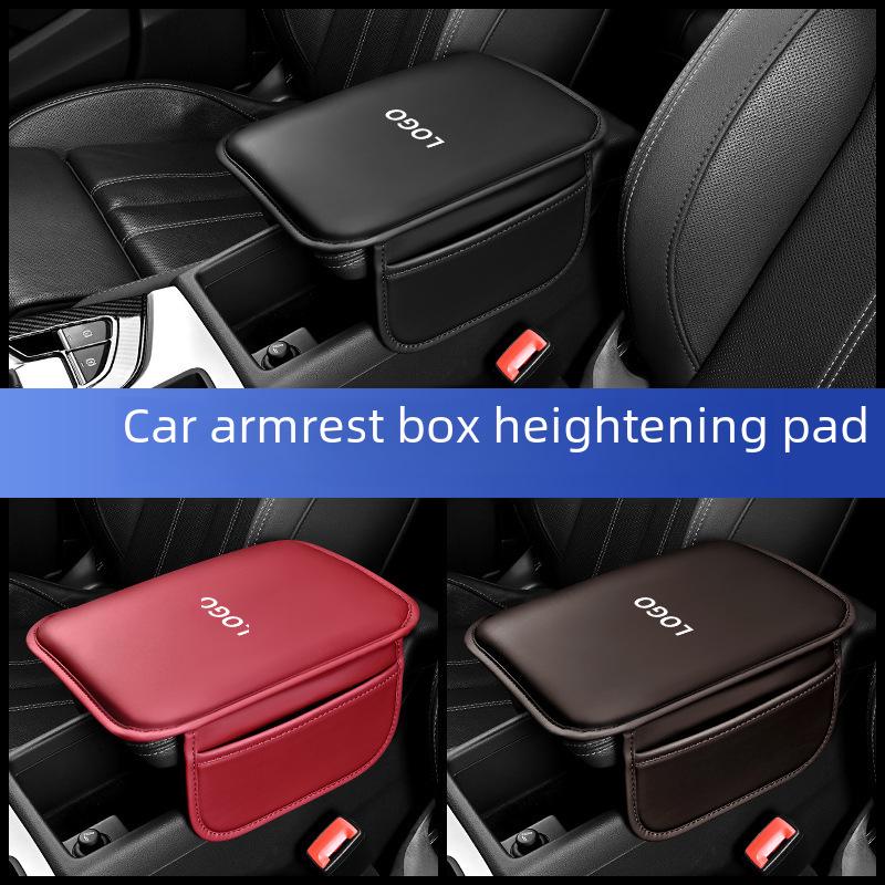 Car Memory Foam Armrest Pad - Enhanced Height & Length, Universal Fit