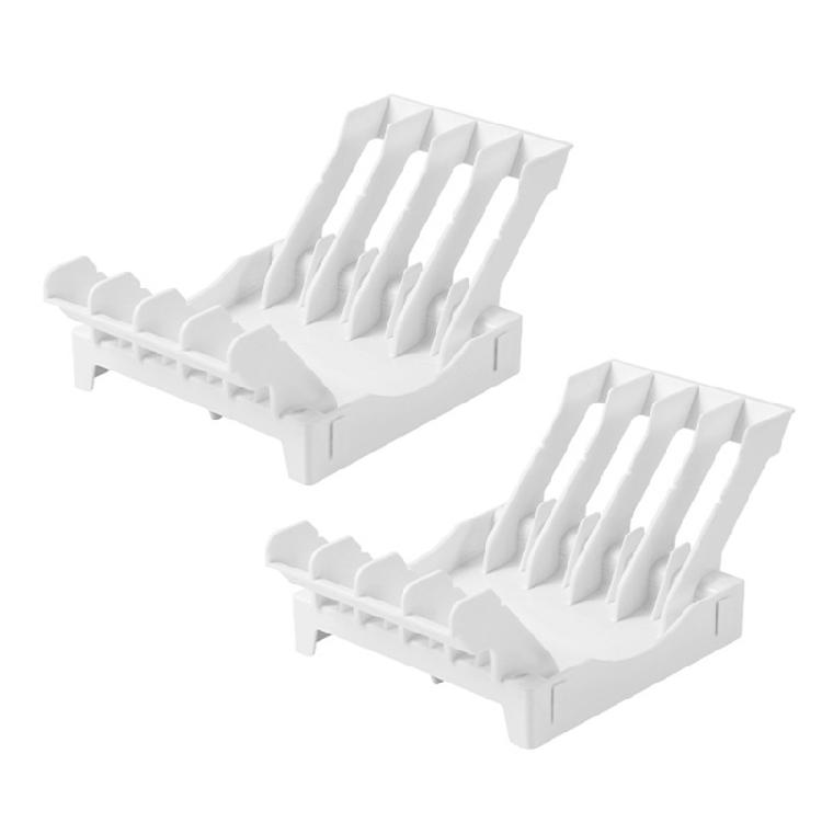 Kitchen Counter Dish Drainer Practical Dish Rack Plate and Bowl Holder for Optimal Kitchen Space Utilization