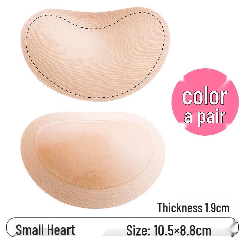 

Thick Adhesive Push-Up Bra Pads - Breast Inserts for Swimwear and Sports Bras Bare Package
