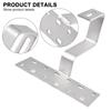 Adjustable PV Roof Hook for Mounting Solar Panels with Stainless Steel Bracket Compatible with Aluminium and Profile Rails
