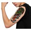 Large Arm Sleeve Tattoo Rose Gear Clock Eye Waterproof Temporary Tatto Sticker Lion Wolf King Body Art Full Fake Tatoo Women Men