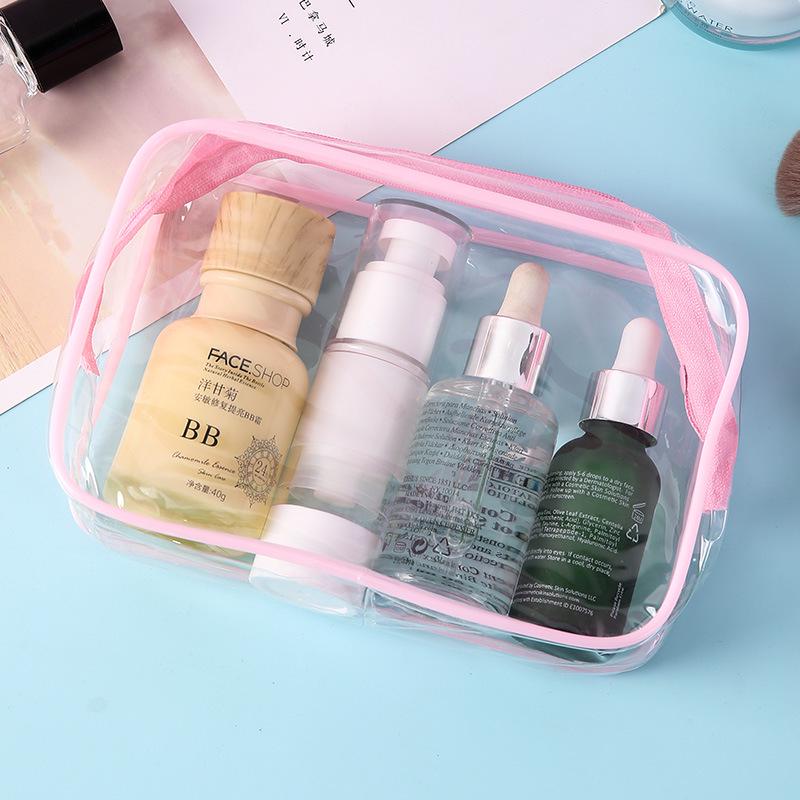 Waterproof Outdoor PVC Travel Makeup Bag with Zipper