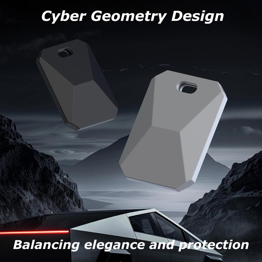 Cyberpunk style Silicone AirTag Case for Apple Airtags Keychain Cover 360° Waterproof Airtag Holder Tracker Accessories Air Tag Case